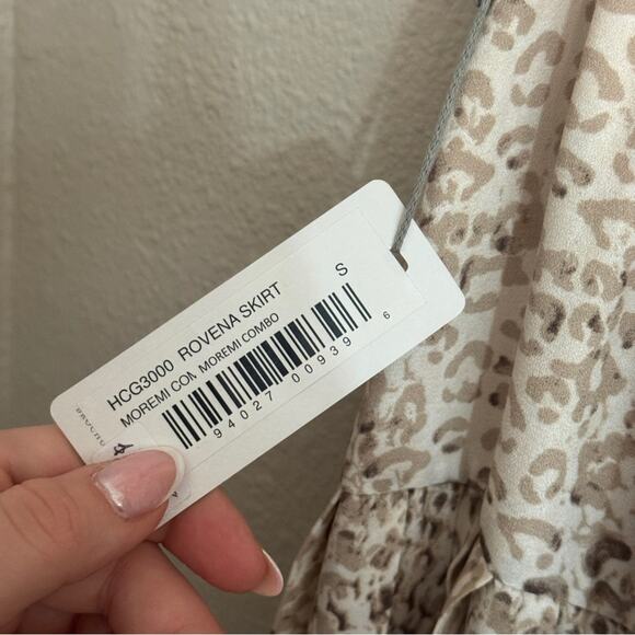 Brochu Walker Rovena Animal Print Skirt S - Picture 3 of 7